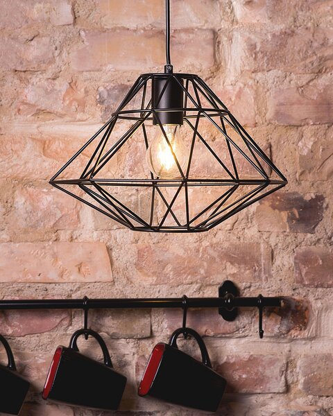 Závěsná lampa GUAM Kov Černá