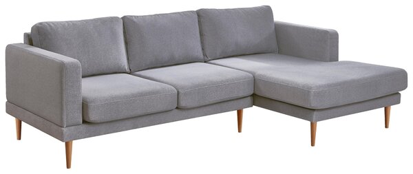 ROHOVÁ SEDAČKA, textil, světle šedá Carryhome - Sedací soupravy, Online Only