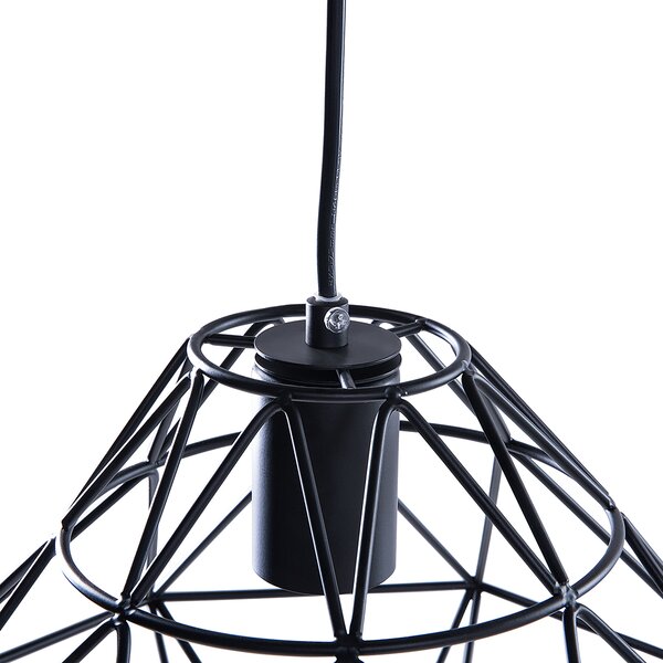 Závěsná lampa GUAM Kov Černá