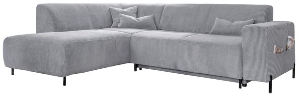 ROHOVÁ SEDAČKA, textil, světle šedá MID.YOU - Sedací soupravy, Online Only