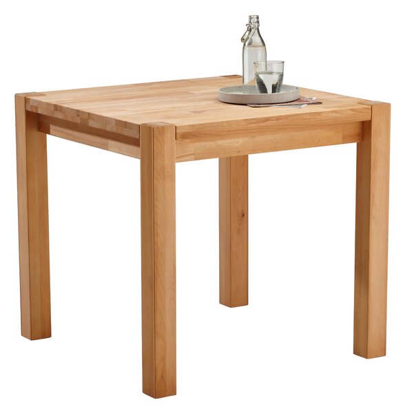 JÍDELNÍ STŮL, jádrový buk, jádrový buk, 80/80/75 cm Carryhome - Jídelní stoly