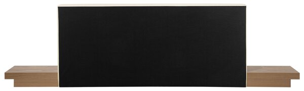 Postel Umělá kůže ZEN 180 x 200 cm Přírodní jasan