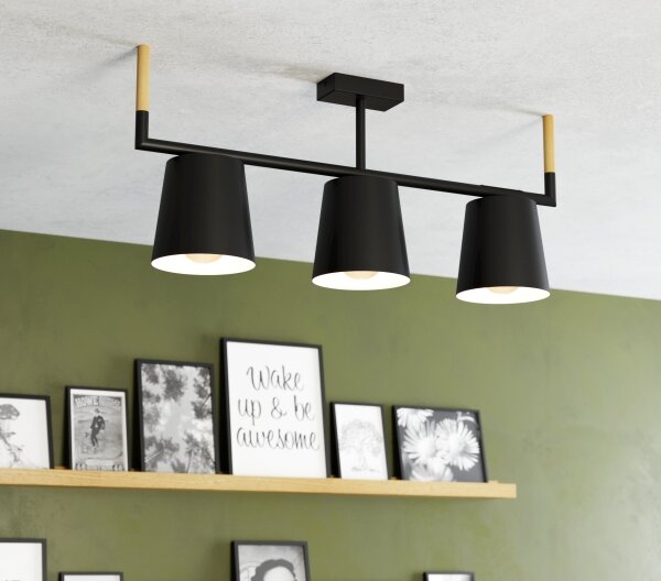 Eglo 43611 - Lustr na tyči LACEY 3xE27/40W/230V