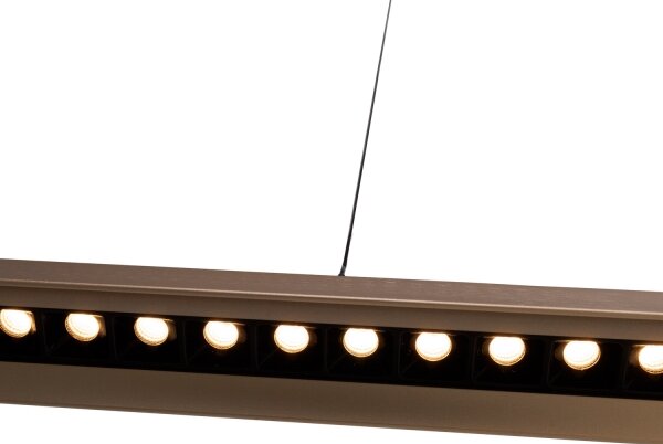 MAXLIGHT P0594 - LED Lustr na lanku JO-JO LED/38W/230V mosaz