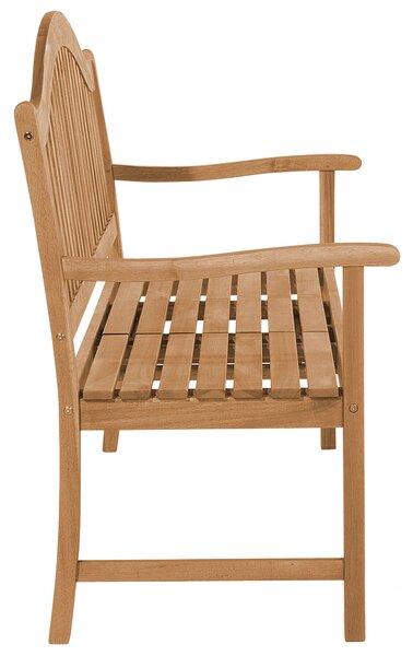 Zahradní lavice HILO 150 cm Akáciové dřevo Hnědá