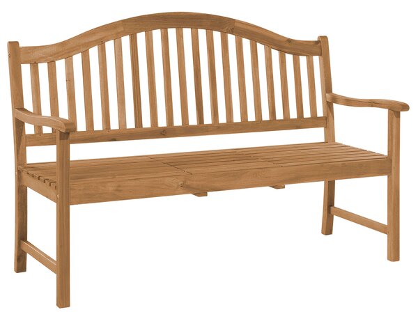 Zahradní lavice HILO 150 cm Akáciové dřevo Hnědá