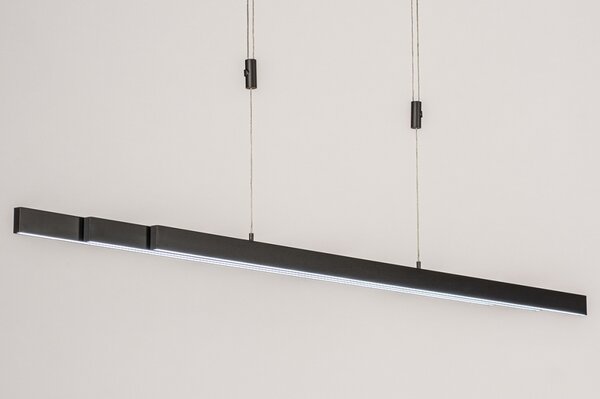 Závěsné designové černé LED svítidlo nad stůl Corciano Trio 180 Black (LMD)