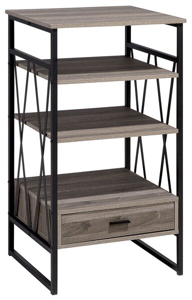 Regál se 3 policemi KEENE 101 cm Taupe