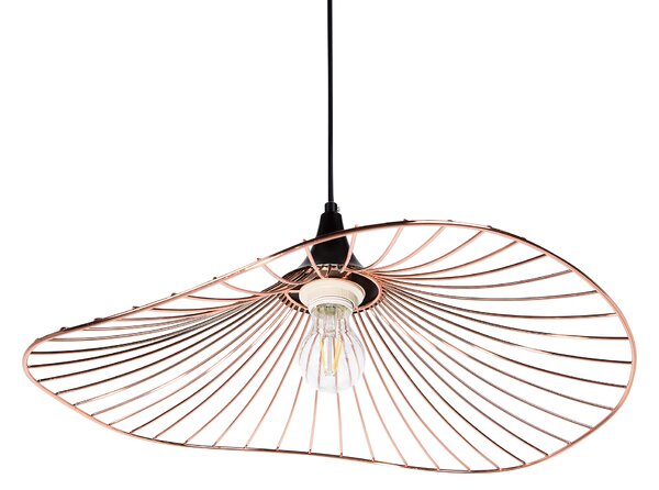 Závěsná lampa MAZARO Kov Měděná