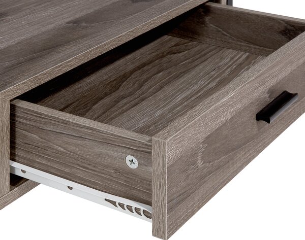 Regál se 3 policemi KEENE 101 cm Taupe