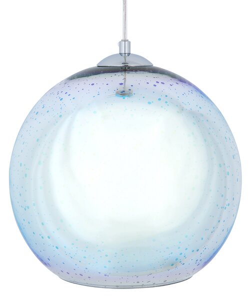 Závěsná lampa SESSERA Sklo Stříbrná