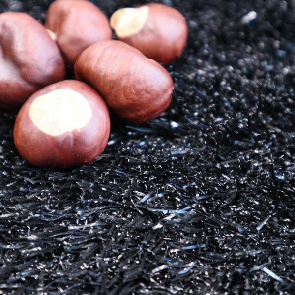 Europe Grass, Umělá tráva PartyGrass Black, na míru, šíře 4m, černá