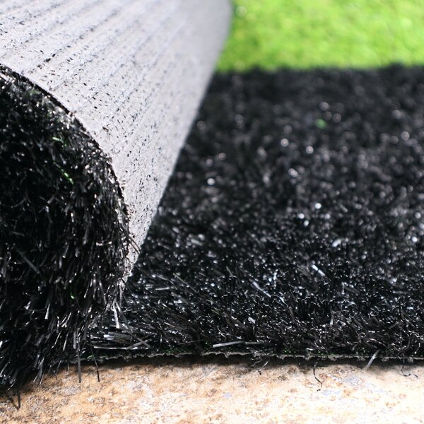 Europe Grass, Umělá tráva PartyGrass Black, na míru, šíře 4m, černá