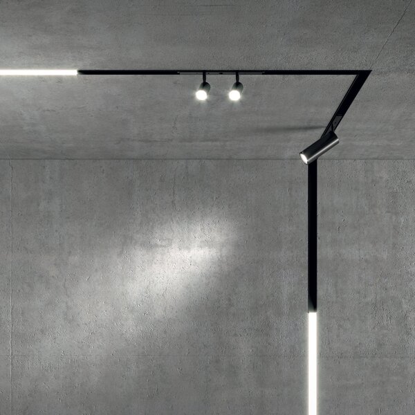 ILUX 282954 Ego track double 16w 3000k on-off - IDEALLUX