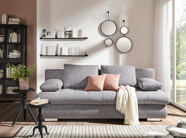 ROZKLÁDACÍ POHOVKA, textil, šedá Ti'me - Rozkládací pohovky, Online Only