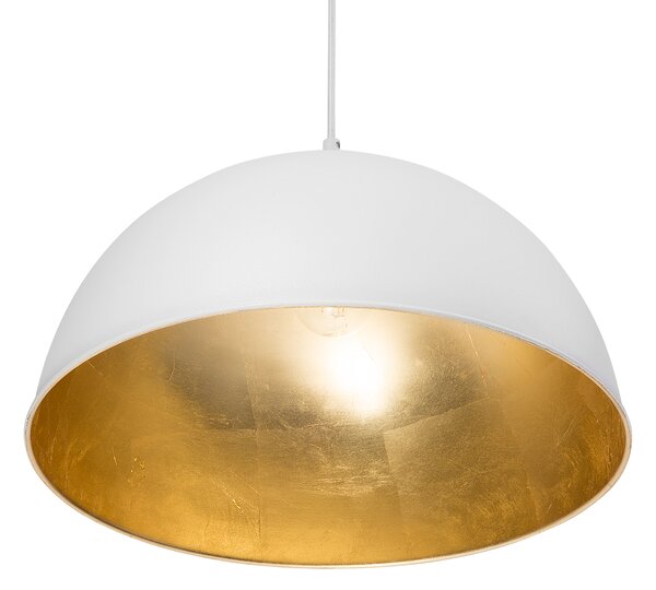 Závěsná lampa CETINA Kov Bílá