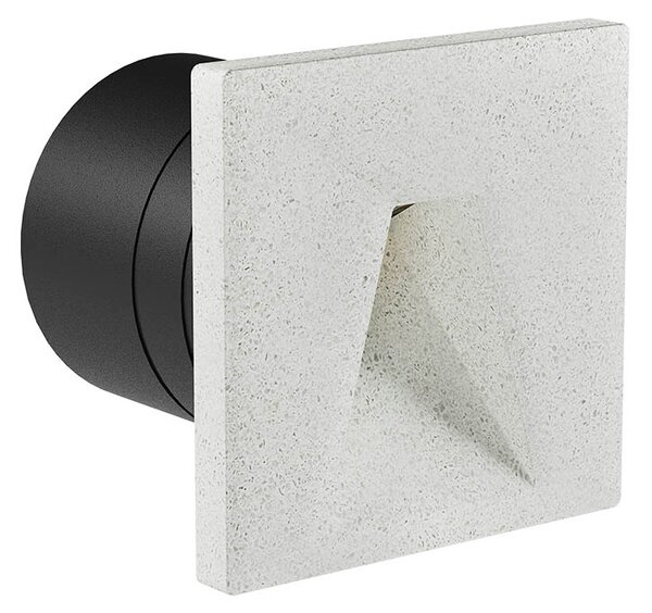 Redo Venkovní LED svítidlo do stěny BAST trapese 2,5W, 10x10 cm, IP65 Barva: Antracit, Barva světla: 3000K