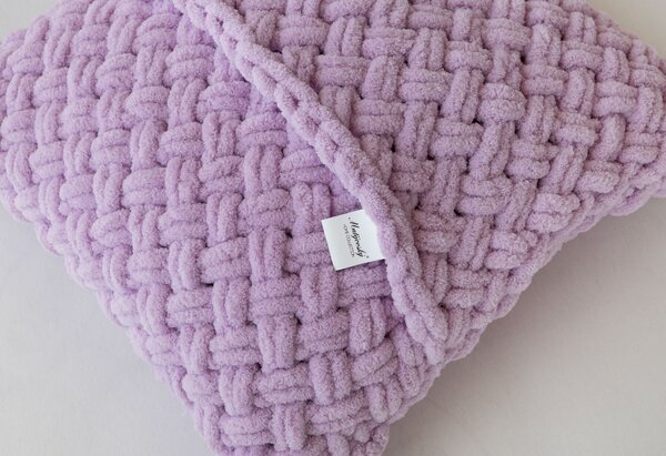 Povlak Knittingly lila Mikropolyester 40/40