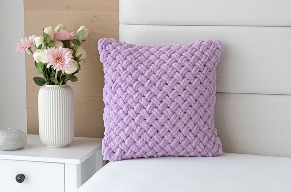 Povlak Knittingly lila Mikropolyester 40/40