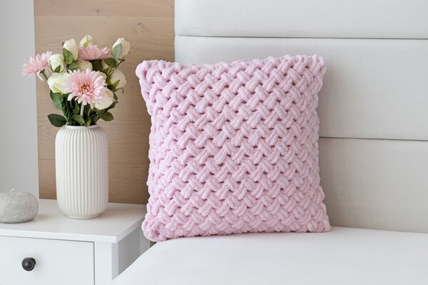 Povlak Knittingly růžový Mikropolyester 40/40