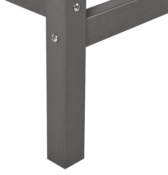 Zahradní barový stůl ADIRONDACK 60 cm 59 cm Syntetický materiál Tmavě šedá