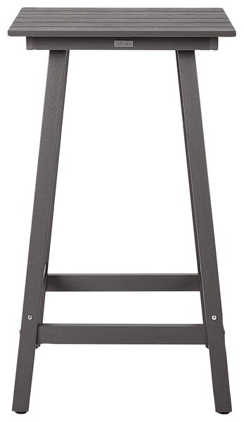 Zahradní barový stůl ADIRONDACK 60 cm 59 cm Syntetický materiál Tmavě šedá