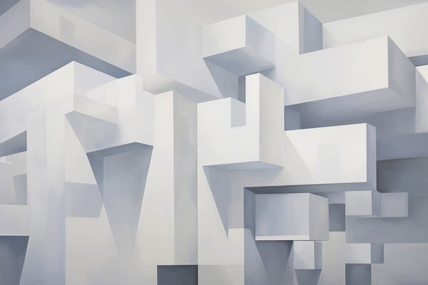 Fototapety Geometrické abstrakce, Fototapety 3D, Fototapety 3d geometrické tvary, w05823 : uwalls.cz