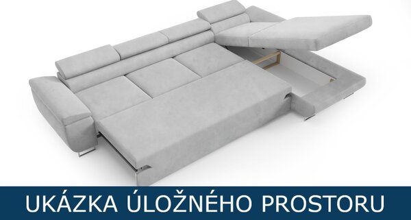 Rozkládací sedací souprava Atila XL - Kronos 15 Varianta: Pravá