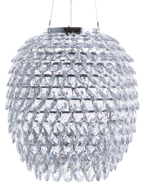 Závěsná lampa SAUER Stříbrná