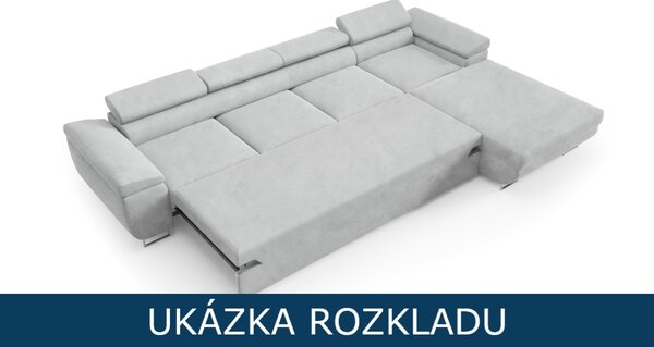 Rozkládací sedací souprava Atila XL - Kronos 15 Varianta: Pravá