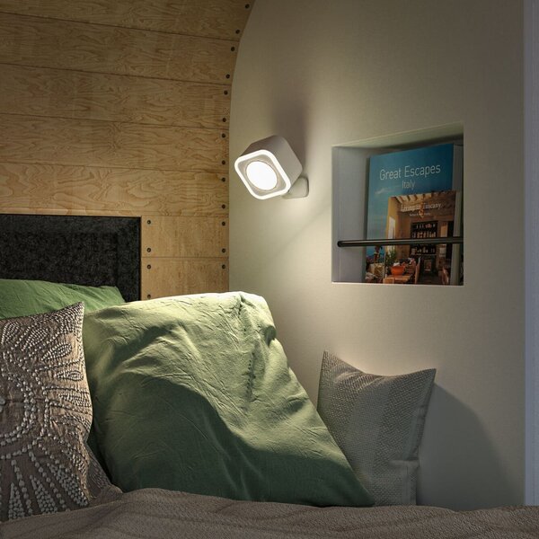 Stolní lampa Paulmann, Varia, stmívatelné, Bílá, Ložnice, Plast, Moderní