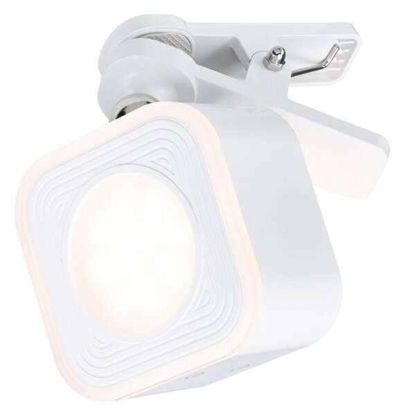 Stolní lampa Paulmann, Varia, stmívatelné, Bílá, Ložnice, Plast, Moderní