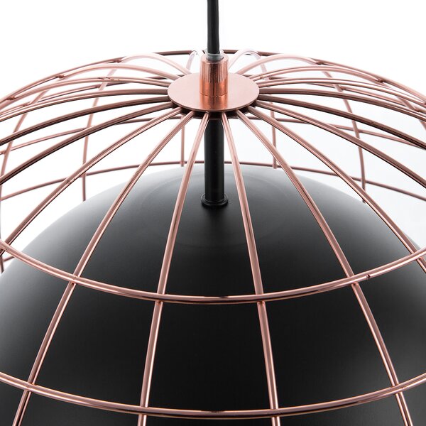 Závěsná lampa LIRI Kov Černá
