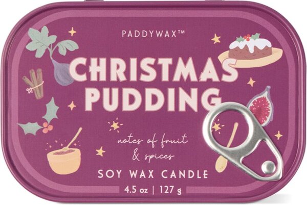 Paddywax Bistro Tin Christmas Pudding vonná svíčka v plechovce 127 g