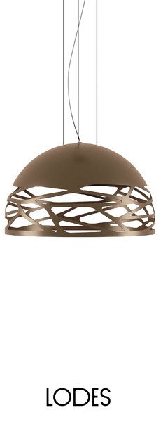 Lodes Závěsné svítidlo Kelly S Dome, Ø 50 cm, 3xE27 Barva: Hnědá