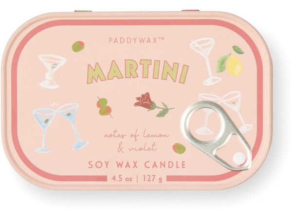 Paddywax Bistro Tin Martini vonná svíčka v plechovce 127 g