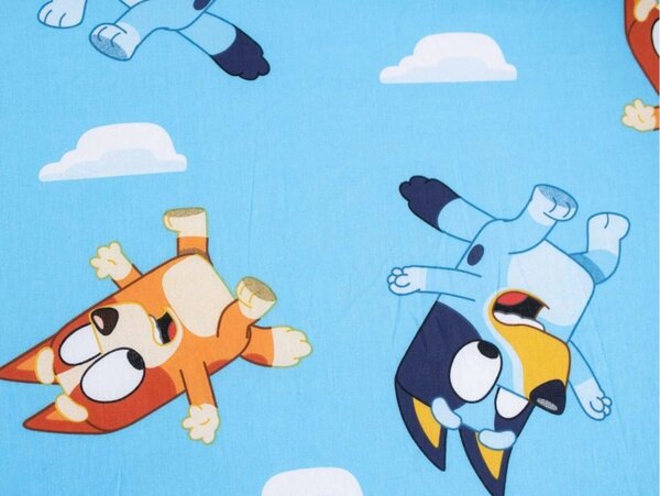 Jerry Fabrics Prostěradlo Bluey 004 90x200x25 cm