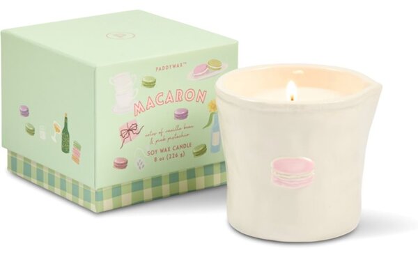 Paddywax Bistro Macaron vonná svíčka z keramiky 226 g
