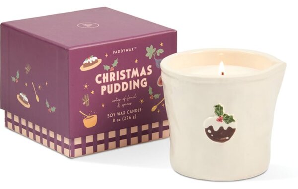 Paddywax Bistro Christmas Pudding vonná svíčka z keramiky 226 g