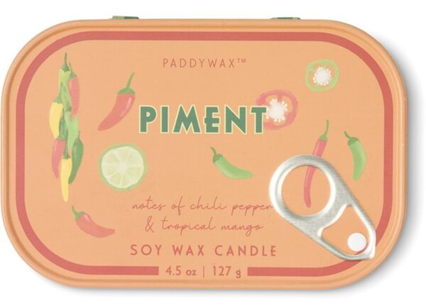 Paddywax Bistro Tin Piment vonná svíčka v plechovce 127 g