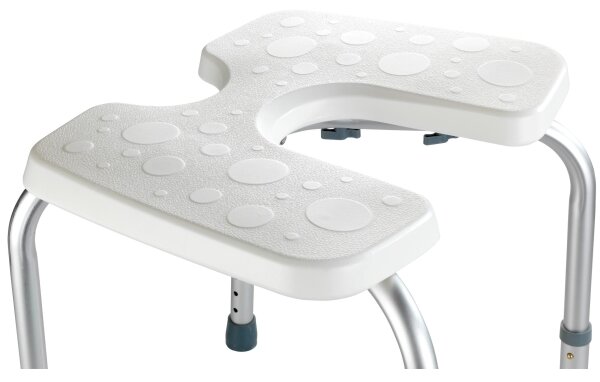 WENKO 206051100-Stolička SECURA 46x53,5 cm bílá/stříbrná