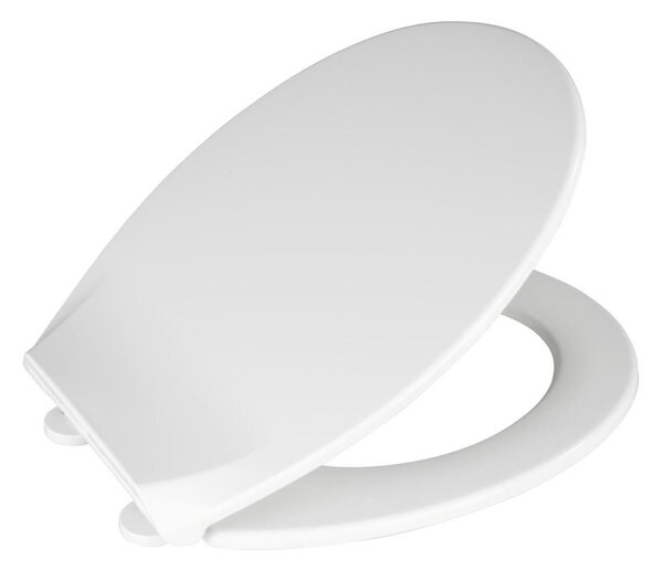 WENKO 21901100-WC sedátko KOS 44x37 cm bílá/stříbrná