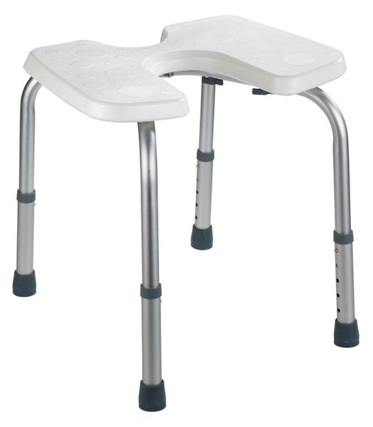 WENKO 206051100-Stolička SECURA 46x53,5 cm bílá/stříbrná