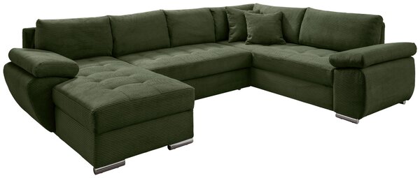 SEDACÍ SOUPRAVA, textil, tmavě zelená P & B - Sedací soupravy, Online Only