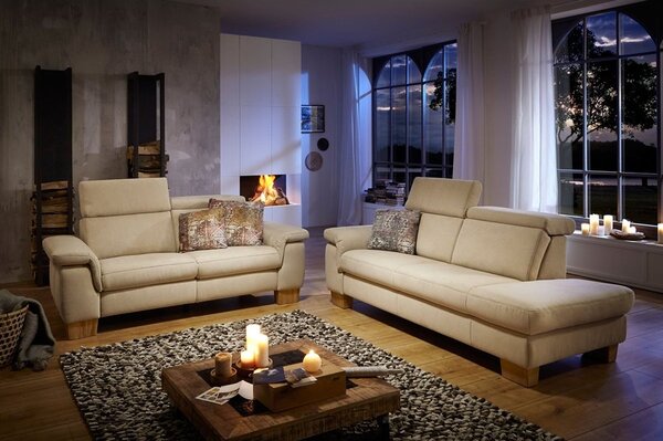 Sedací souprava LAVA XC 2 2,5-sed s funkcí relax +otoman