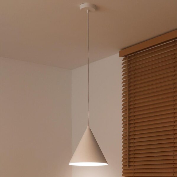 Duolla - Lustr na lanku IRONLINE 1xG9/3W/230V pr. 25 cm bílá