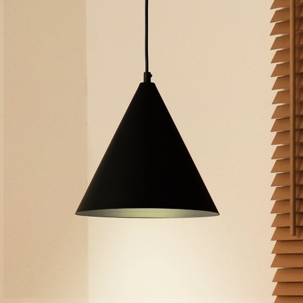 Duolla - Lustr na lanku IRONLINE 1xG9/3W/230V pr. 25 cm černá