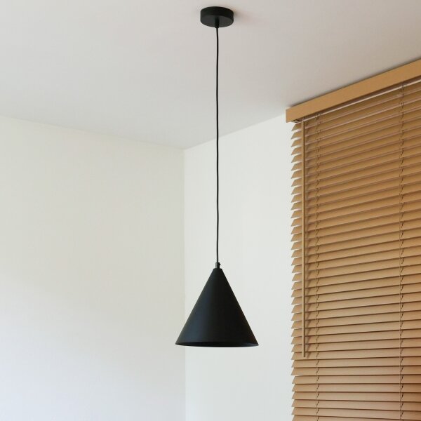 Duolla - Lustr na lanku IRONLINE 1xG9/3W/230V pr. 25 cm černá