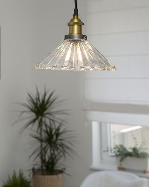 Závěsná lampa COLORADO Sklo Průhledná