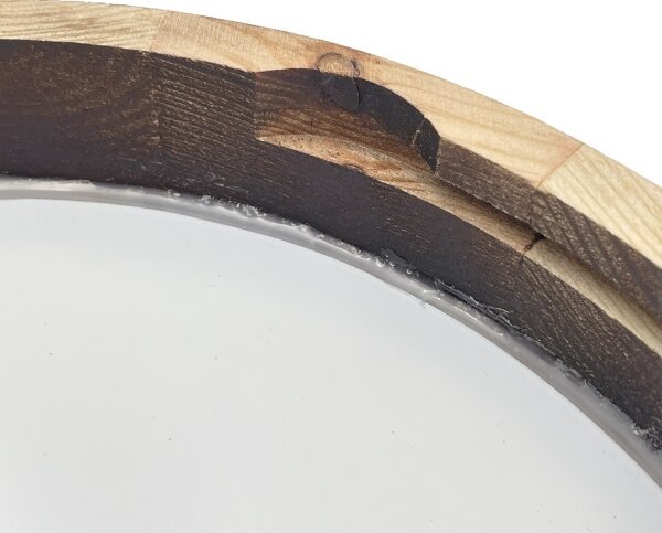 LED Stropní svítidlo OAK SMOKY SLIM LED/20W/230V 4000K pr. 27 cm dub/tmavě hnědá